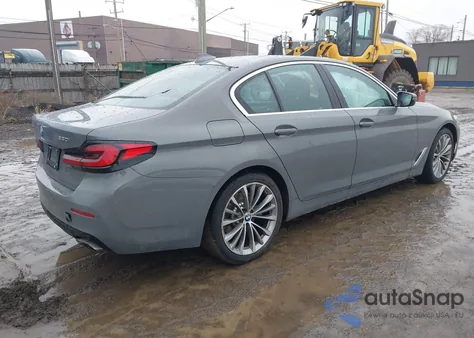 2021 BMW 530I xDrive из США, поврежденный, VIN WBA13BJ02MWW88413